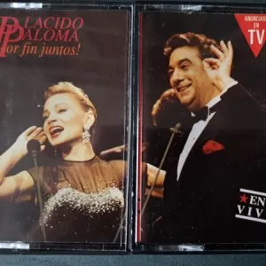 Placido Domingo / Paloma San Basilio – Placido Paloma Por Fin Juntos! En Vivo  cassette doble usado