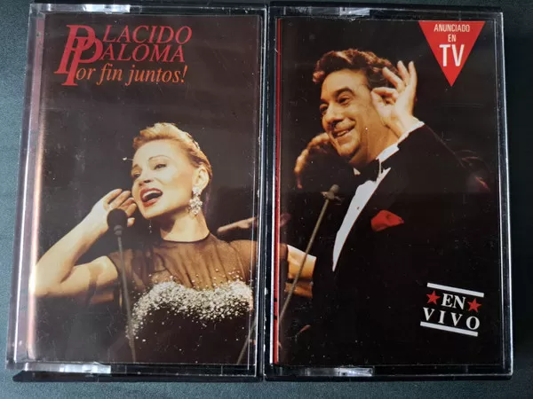 Placido Domingo / Paloma San Basilio – Placido Paloma Por Fin Juntos! En Vivo cassette doble usado