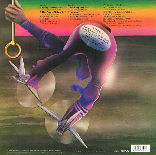 Scorpions – Fly To The Rainbow vinilo nuevo - Imagen 2