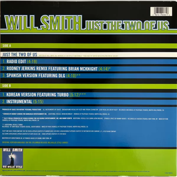 Will Smith – Just The Two Of Us maxi single usado - Imagen 2