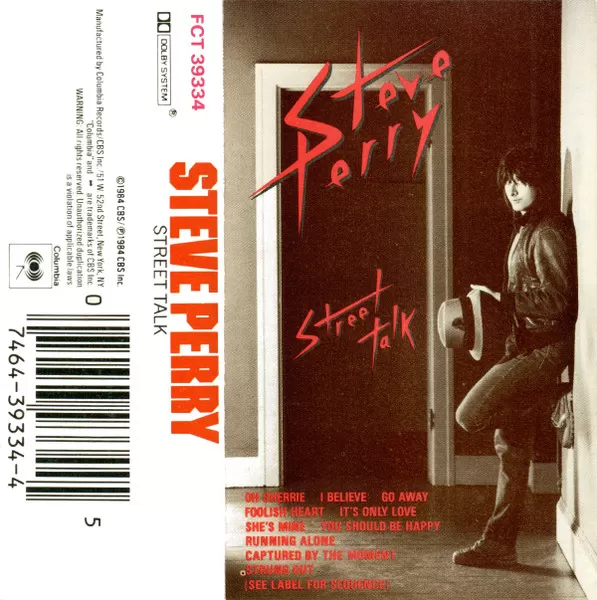 Steve Perry – Street Talk cassette usado