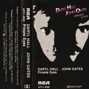 Daryl Hall & John Oates – Private Eyes cassette usado