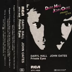 Daryl Hall & John Oates – Private Eyes   cassette usado
