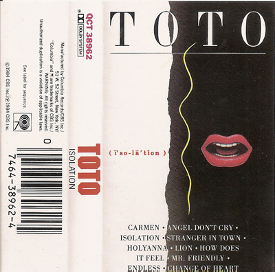 Toto – Isolation cassette usado