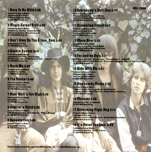 Steppenwolf – Born To Be Wild (The Best Of Steppenwolf) cd nuevo - Imagen 2