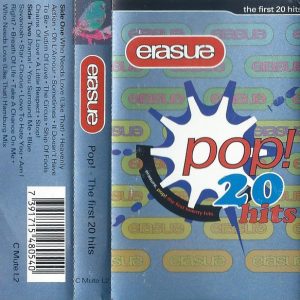 Erasure – Pop! - The First 20 Hits cassette usado