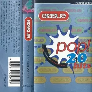 Erasure – Pop! - The First 20 Hits   cassette usado