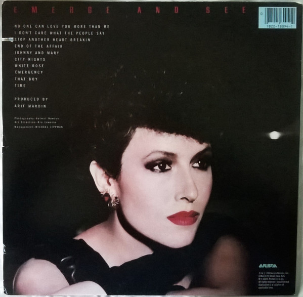 Melissa Manchester – Emergency vinilo usado - Imagen 2
