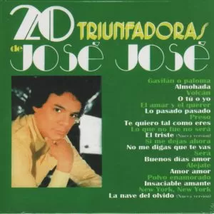 José José – 20 Triunfadoras De José José   cd nuevo ( Digipack)