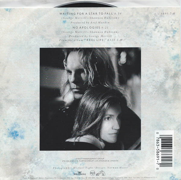 Boy Meets Girl – Waiting For A Star To Fall vinilo single 7″ usado - Imagen 2