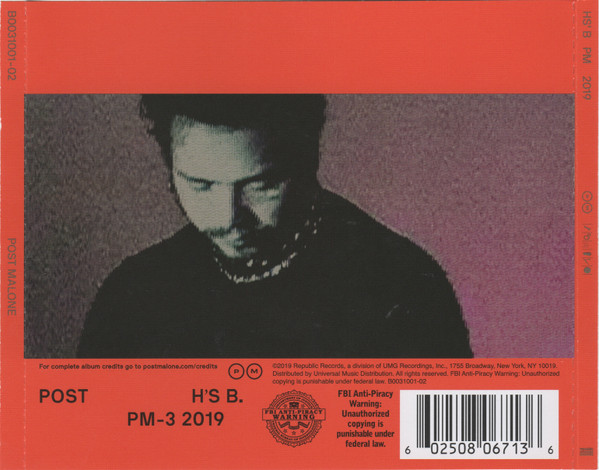 Post Malone – Hollywood's Bleeding cd nuevo - Imagen 2