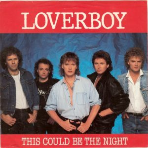 Loverboy – This Could Be The Night    vinilo single 7″ usado