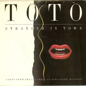Toto – Stranger In Town    vinilo single 7″ usado