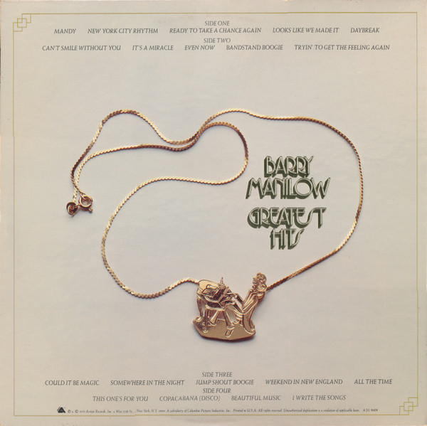 Barry Manilow – Greatest Hits vinilo doble usado - Imagen 2