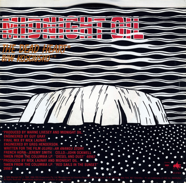 Midnight Oil – The Dead Heart vinilo single 7″ usado - Imagen 2