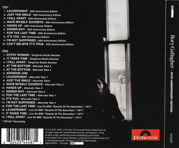 Rory Gallagher – Rory Gallagher - 50th Anniversary Edition - cd doble nuevo - Imagen 2