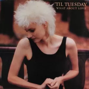 'Til Tuesday – What About Love    vinilo single 7″ usado