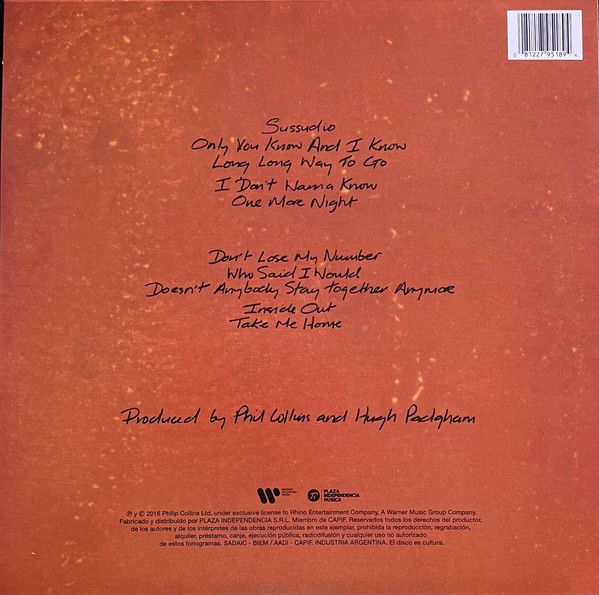 Phil Collins – No Jacket Required vinilo nuevo - Imagen 2
