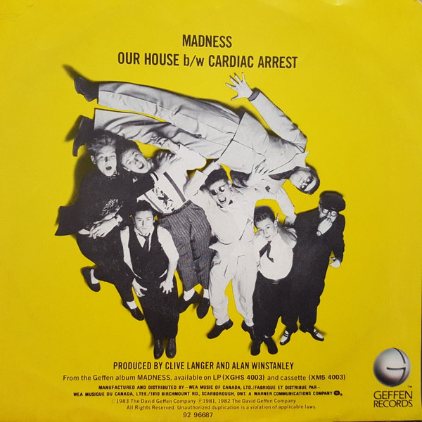 Madness – Our House vinilo single 7″ usado - Imagen 2
