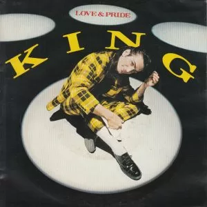 King – Love & Pride    vinilo single 7″ usado