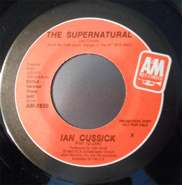 Ian Cussick – The Supernatural vinilo single 7″ usado