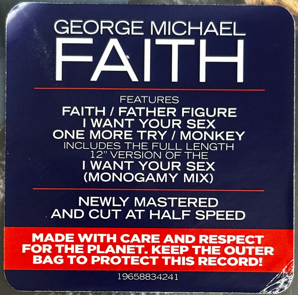 George Michael – Faith vinilo doble nuevo - Imagen 3