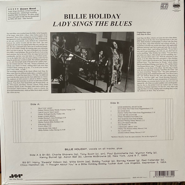 Billie Holiday – Lady Sings The Blues vinilo nuevo - Imagen 2