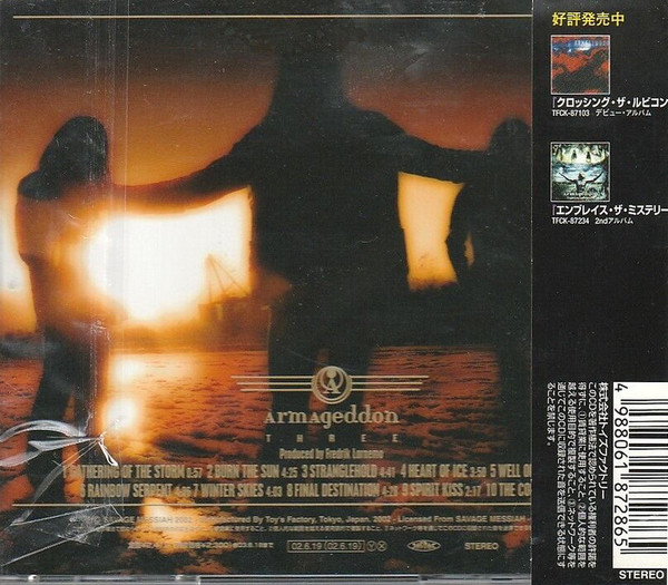 Armageddon – Three cd usado - Imagen 2