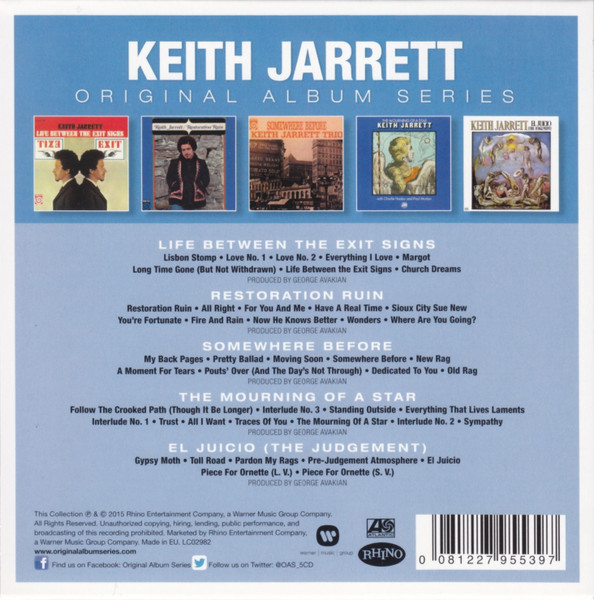 Keith Jarrett – Original Album Series 5 cds nuevos - Imagen 2