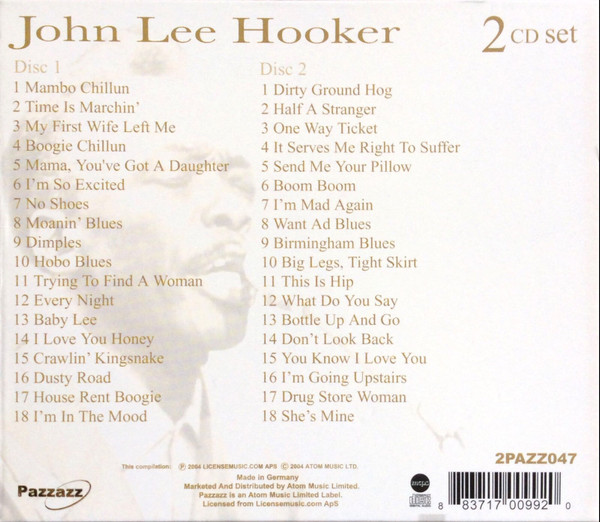 John Lee Hooker – Dusty Road cd doble nuevo - Imagen 2