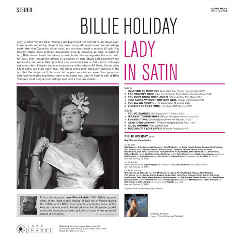 Billie Holiday With Ray Ellis And His Orchestra – Lady In Satin vinilo nuevo - Imagen 2